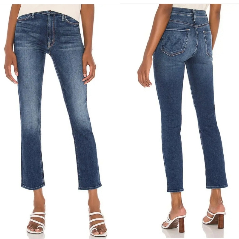 Mother The Mid Rise Dazzler Ankle Jeans In Sweet And Sassy - Picture 2 of 12